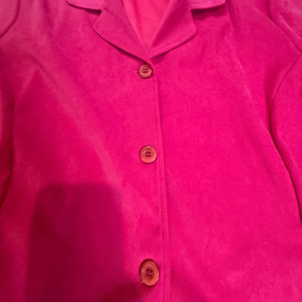 Vintage‎ Notations Pink Blazer Jacket Large Y2K Careercore